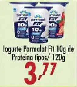 Confiança Supermercados logurte parmalat fit oferta