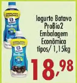 Confiança Supermercados Iogurte batavo probio2 oferta