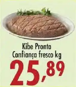 Confiança Supermercados Kibe Pronto Confiança fresco oferta