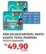 Assaí Atacadista Pampers - fralda descartável pants ajuste total oferta