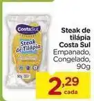 Carrefour Costa sul - steak de tilápia oferta