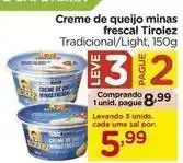 Carrefour Tradicional - creme de queijo minas frescal oferta