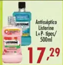 Confiança Supermercados Antisséptico Listerine L+P- tipos oferta