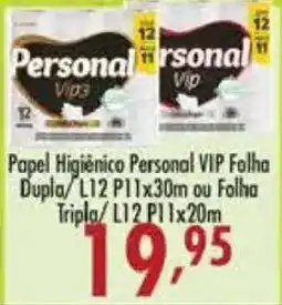 Confiança Supermercados Papel Higiênico Personal VIP oferta