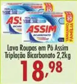 Confiança Supermercados Lava Roupas em Pó Assim Triplação Bicarbonato oferta
