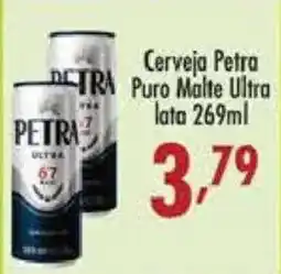 Confiança Supermercados Cerveja Petra Puro Malte Ultra oferta