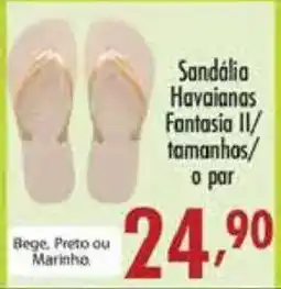 Confiança Supermercados Sandália Havaianas Fantasia II oferta