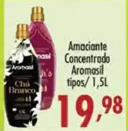 Confiança Supermercados Amaciante Concentrado Aromasil tipos oferta