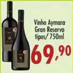 Confiança Supermercados Vinho Aymara Gran Reserva oferta