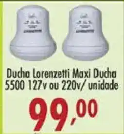 Confiança Supermercados Ducha lorenzetti maxi ducha oferta