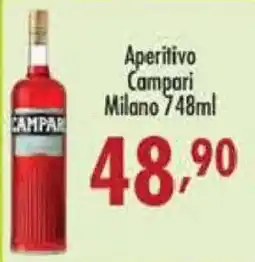 Confiança Supermercados Aperitivo Campari Milano oferta