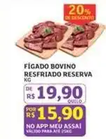Assaí Atacadista De - fígado bovino resfriado reserva oferta