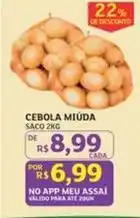 Assaí Atacadista Meu - cebola miuda oferta