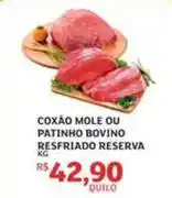 Assaí Atacadista Bovino - coxão mole ou patinho bovino resfriado reserva oferta