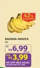 Assaí Atacadista Meu - banana-nanica oferta