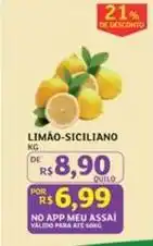 Assaí Atacadista 21 - limão-siciliano oferta