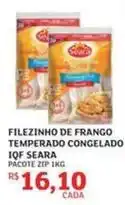 Assaí Atacadista Seara - filezinho de frango temperado congelado iqf oferta