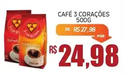 Economart Atacadista Café 3 corações oferta