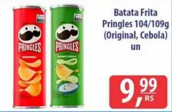 Batata Frita Pringles 104/109g (Original, Cebola)