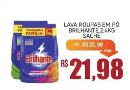 Economart Atacadista Lava roupas em pó brilhante oferta