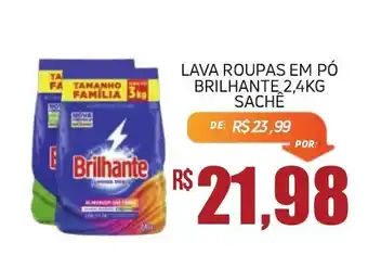 Lava roupas em pó brilhante