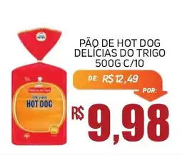 Economart Atacadista Pão de hot dog delícias do trigo oferta
