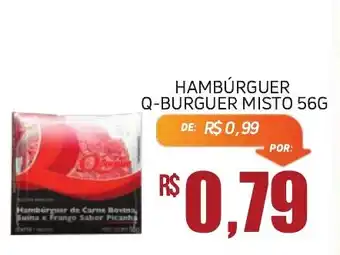 Economart Atacadista Hambúrguer q-burguer misto oferta