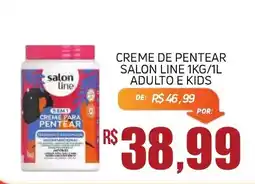 Economart Atacadista Creme de pentear salon line adulto e kids oferta