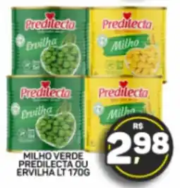 Juzan Milho verde predirecta ou ervilha lt 170g oferta
