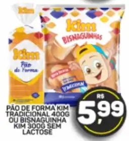 Juzan Pão de forma kim ou bisnaguinha kim sem lactose oferta