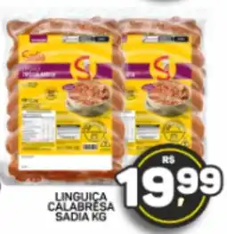 Juzan Linguica calabresa sadia kg oferta