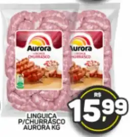 Juzan Linguiça p/churrasco aurora oferta