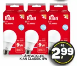 Juzan Lâmpada led kian classic 9w oferta