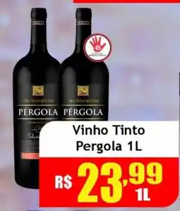 Supermercado Kibe Vinho Tinto Pergola oferta