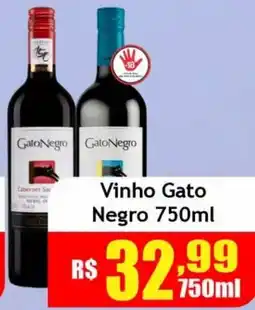 Supermercado Kibe Vinho Gato Negro oferta