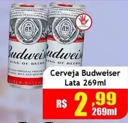 Supermercado Kibe Cerveja Budweiser oferta
