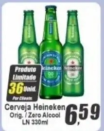 Panelão Cerveja Heineken Orig. / Zero Alcool oferta