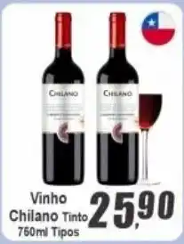 Panelão Vinho Chilano Tinto oferta