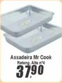 Panelão Assadeira mr cook retang. alta n°4 oferta