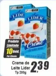 Panelão Creme de Leite Lider oferta