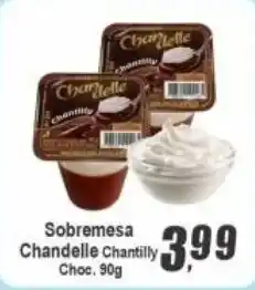 Panelão Sobremesa Chandelle Chantilly Choc oferta