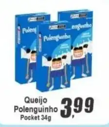 Panelão Queijo Polenguinho Pocket oferta