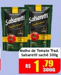 Supermercado Kibe molho de tomate tradicional salsaretti sachê oferta