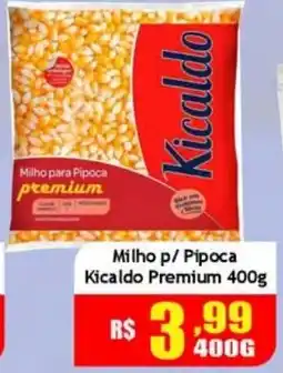 Supermercado Kibe Milho p/ Pipoca Kicaldo Premium oferta