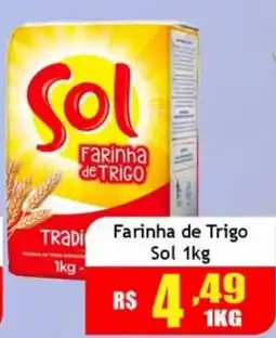 Supermercado Kibe Farinha de trigo sol oferta