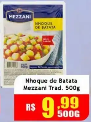 Supermercado Kibe Nhoque de Batata Mezzani Trad oferta