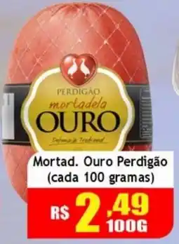 Supermercado Kibe Mortadela ouro perdigão oferta