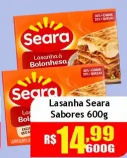 Supermercado Kibe Lasanha seara sabores oferta