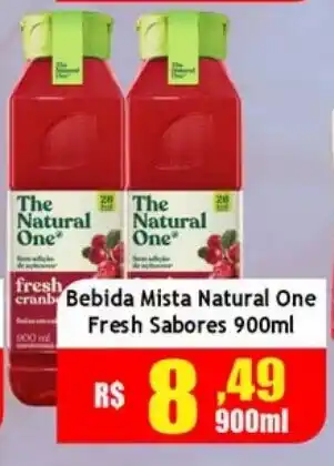 Supermercado Kibe Bebida mista natural one fresh sabores oferta