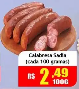 Supermercado Kibe Calabresa Sadia oferta